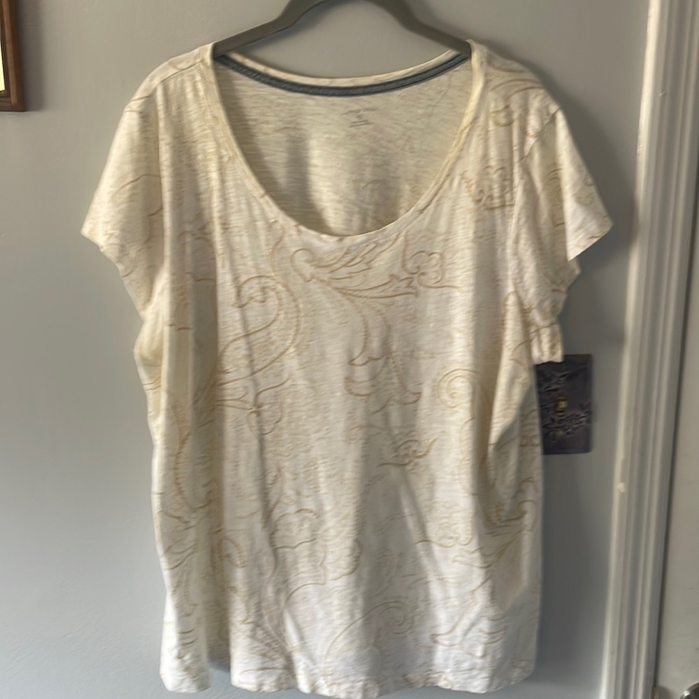 Lands end cotton patterned tshirt